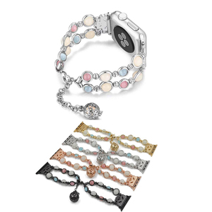 Gemas de moda de acero inoxidable y correa de reloj apple watch banda iwatch series5 <span class=keywords><strong>4</strong></span> 3 2 1 - Product Image 3