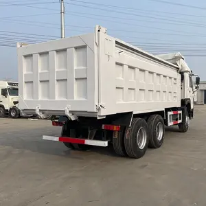 Second Hand Dump Truck Sino HOWO Left Or Right Hand 371 6X4 U Shape Trap Box Used Dump Truck For Sale