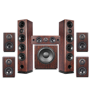 Sistema de Sonido Envolvente 7.1 para el Hogar, Torre de Sonido de Madera, Sistema de Cine en Casa, Altavoces de Alta Fidelidad - Product Image 1