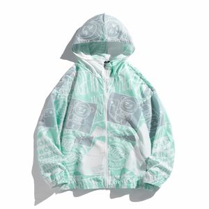 Vêtements de protection solaire japonais personnalisés avec logo, veste unisexe, veste fine et fraîche pour l'été, veste de marque tendance, vêtement d'extérieur, UPF 50+, coupe-vent - Product Image 1