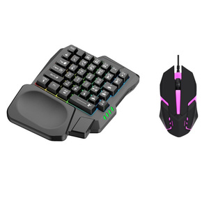 Clavier de jeu à une main avec sensation mécanique, ensemble clavier-souris Chicken Throne, <span class=keywords><strong>périphériques</strong></span> de jeu mobile - Product Image 3