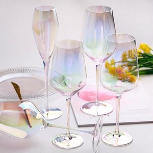 Ensemble de 2 flûtes à <span class=keywords><strong>champagne</strong></span> en verre sodocalcique coloré, soufflé à la <span class=keywords><strong>bouche</strong></span>, classique, réutilisable, pour mariage, lavable au lave-vaisselle, écologique - Product Image 2