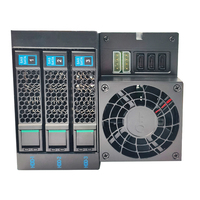Boîtier de disque dur 3.5 "/2.5" Cage de stockage d'échange à chaud à 3 baies avec positions de lecteur optique Accessoires informatiques
