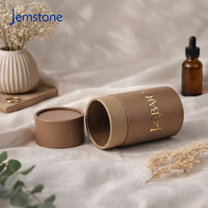 Envase de Cilindro de Papel Kraft Biodegradable Personalizable y Ecológico para Aceites Esenciales y Cosméticos para el Cuidado de la Piel - Product Image 5