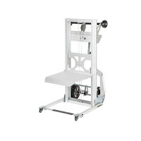 Gerbeur de levage manuel mobile de 90kg, chariot à plate-forme de travail aérien en aluminium, portable, pliable, chariot de levage à main, JY-90A