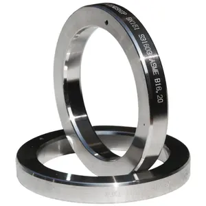 BX RTJ paraolio O ring giunto a pressione lente laser guarnizione in metallo guarnizione SS304 SS316 per standard API