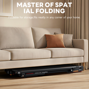 Caminadora Eléctrica Plegable Portátil Motorizada con Plataforma de ABS y <span class=keywords><strong>Manillar</strong></span> Seguro para Caminar en Casa - Product Image 5
