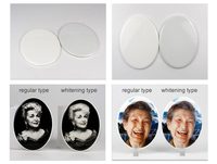 Plaque photo personnalisée en porcelaine carrée pour pierre tombale, carreau commémoratif en céramique étanche, vente en gros, fournitures pour cimetière