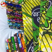 Kain Cetak Lilin Afrika Grosir, Kain Katun Ankara Cetak Lilin untuk Pakaian