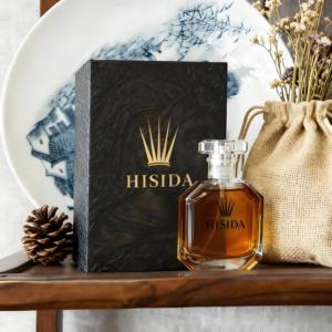 wholesale Fragrance Minimalistic Unique Flat Shoulder Hexagon 30ml 50ml 100ml <b>Glass</b> Perfume Bottle With Wooden Lids - Product Image 5