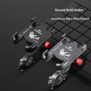 Soporte para Teléfono <span class=keywords><strong>de</strong></span> Bicicleta, Soporte <span class=keywords><strong>de</strong></span> Aleación para Teléfono <span class=keywords><strong>de</strong></span> Bicicleta, Soporte Antideslizante para Manillar <span class=keywords><strong>de</strong></span> Bicicleta y Motocicleta, Clip para Todos los Teléfonos Celulares - Product Image 6