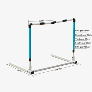 Breakaway theo dõi và lĩnh vực đào tạo ráp có thể tháo rời linh hoạt an toàn thể thao điều chỉnh chiều cao trở ngại - Product Image 3
