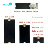 Adaptor/Kartu Ekstensi Bracket SSD HK-HHT M2 MVNE NGFF untuk Bracket Ekstensi 2230/2242/2280 untuk Desktop
