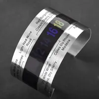 Termometer Kerah Botol Anggur Stainless Steel Baru, Alat Minuman Pintar, Sensor Klip Layar LCD untuk Bir Anggur Merah