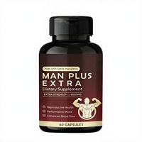 Complément alimentaire pour hommes OEM/ODM Man Plus Hard Capsules, pour l'énergie, contenant un mélange de Cordyceps Sinensis et de Maca