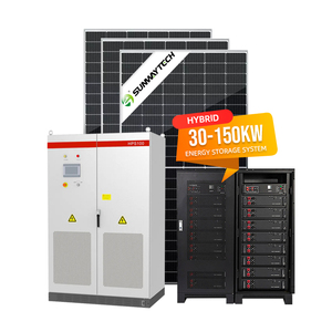 Système solaire hybride photovoltaïque connecté au réseau de 50 kW à 100 kW avec stockage de batterie pour maison - Prix - Product Image 1