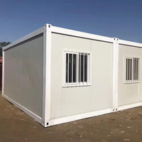 Maison conteneur préfabriquée en acier, résistante aux intempéries, pour dortoir temporaire du personnel, directement de l'usine