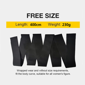 Strappo personalizzato fasciatura pancia avvolgente traspirante cintura cintura Cincher modellante vita <span class=keywords><strong>fascia</strong></span> <span class=keywords><strong>elastica</strong></span> in vita da donna - Product Image 4
