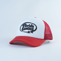 Casquette de camionneur personnalisée OEM avec logo imprimé en relief, en polyester et mousse, dos en maille, pour sports de plein air