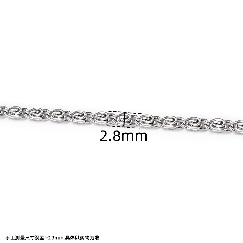 New Design Stainless Steel Chain Jewelry Making Necklace Bracelet Factory Supplies Fashion Chain for DIY Accessories