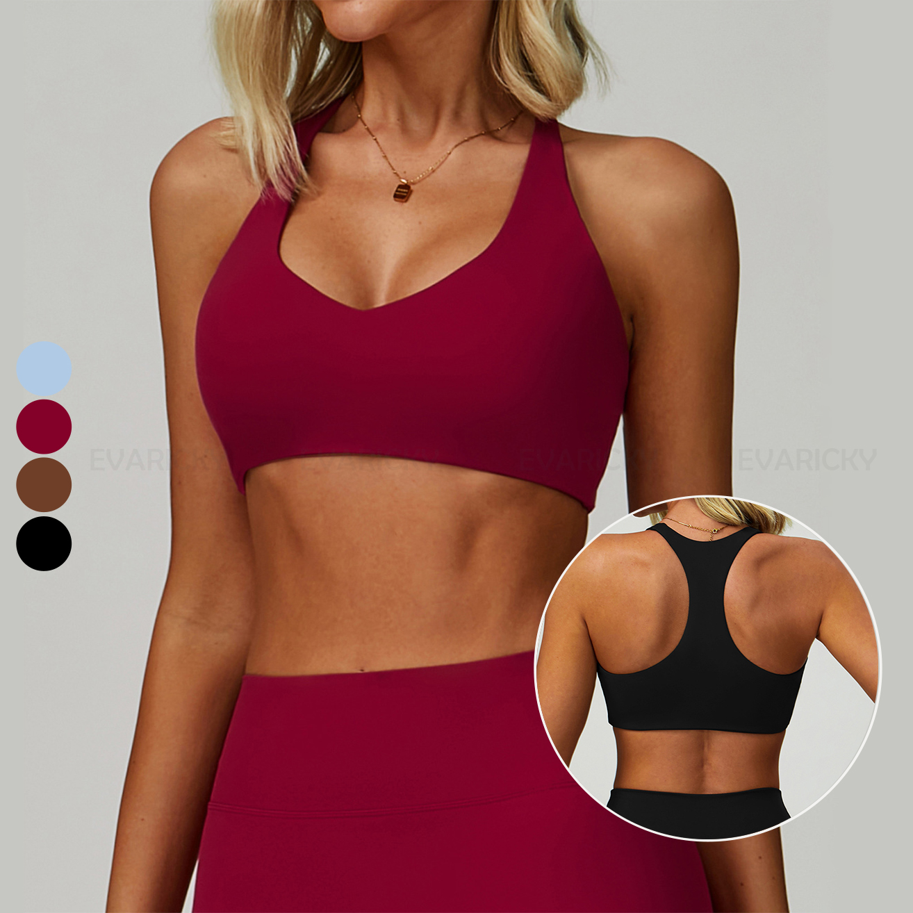 2025 Fitness Yoga Clothing Women Outdoor Running Yoga Crop Top Detachable Chest Pad Naked Quick-drying Sports Bra
