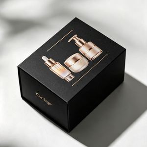FX Custom Printed Cosmetic Carton Box for Serum Bottle and Skincare Jar Packaging with <b>Window</b> Display and Personalized Artwork - Product Image 6