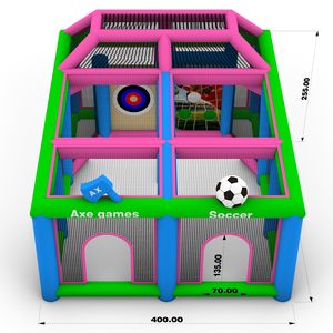 <span class=keywords><strong>Jeu</strong></span> de sport gonflable Lancer des cibles <span class=keywords><strong>Jeu</strong></span> de cible <span class=keywords><strong>Jeu</strong></span> de cible Bulle gonflable Événements de football Cour de but - Product Image 2