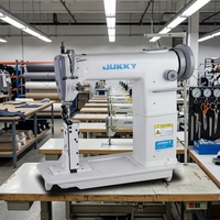 Machine à coudre industrielle à point noué JK810 à bras vertical, fonctionnement électronique haute vitesse pour sacs lourds, chaussures et produits en cuir