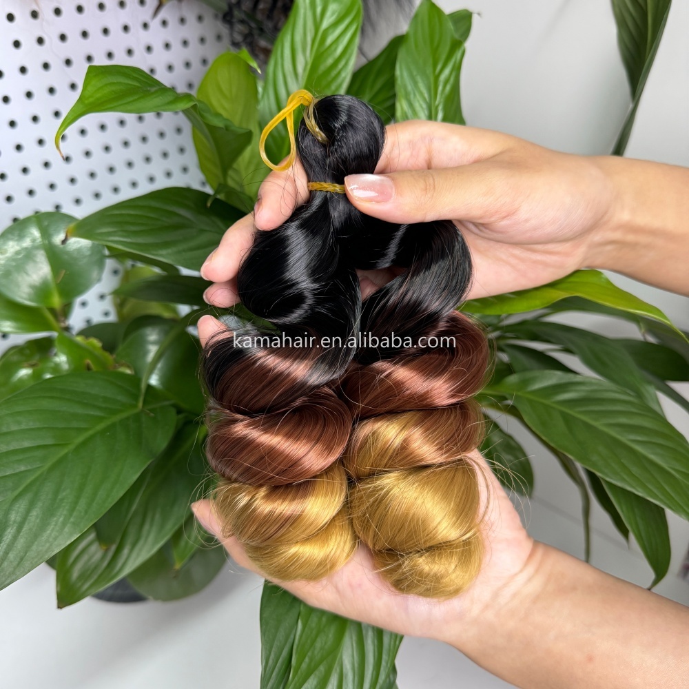 Vast Hair KAMA High Quality 12 Inch Italy Curl Synthetic Fiber Braiding Hair Loose Wave Short Spiral Goddess Braids Women Black Heat thumbnail 3