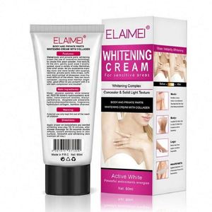 Crema Corporal Blanqueadora ELAIMEI para Axilas, Entre Piernas, Rodillas y Partes Íntimas, Fórmula Blanqueadora para Axilas - Product Image 1