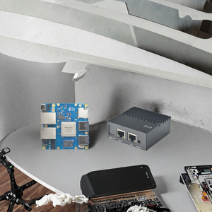 บอร์ดพัฒนา Bestar <span class=keywords><strong>NanoPi</strong></span> <span class=keywords><strong>R4S</strong></span> Mini Router แรม 4GB ชิปประมวลผล Rockchip RK3399 1GHz รองรับ Dual-Band อินเทอร์เฟซ USB/SPI 4 ช่องสัญญาณ (ตัวเลือกเสริม) - Product Image 3