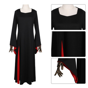 Disfraz de Cosplay de Mom de la Temporada 2 de Wednesday, Vestido de Tess para Mujer Adulta, Disfraz de Película/TV con Etiqueta y Etiquetas Adhesivas - Product Image 2