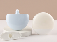 Couleur personnalisée/Logo 50ml rond vide Squeeze crème solaire/flacons de crème pour les mains emballage cosmétique avec bouchon