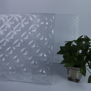 Lámina de Vidrio Laminado Transparente con Patrón de Flor de Cuatro Hojas, Vidrio Decorativo Artístico para Edificios Comerciales y Diseño de Interiores de Hogares - Product Image 4