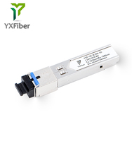 Factory Direct 1.25Gbps SFP WDM Module with SC SM 3km TX 1310nm/RX 1550nm Fiber Optic Transceivers