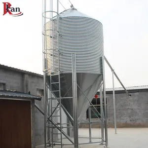 Preço do silo para alimentação de grãos de farinha pequeno silo de montagem