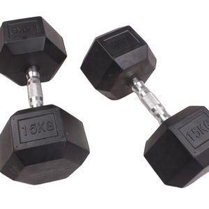 Thiết Bị Tập Thể Dục Chất Lượng Cao Mới Quả Tạ Tập Gym Quả Tạ Cao Su Hình Lục Giác Tùy Chỉnh Tập Thể Hình - Product Image 3