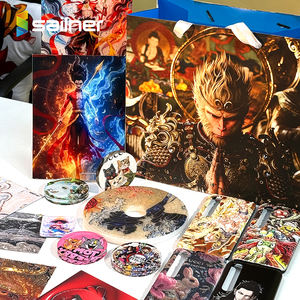 Imprimante UV à plat automatique de dernière génération avec tête d'impression Ricoh G6, garantie 1 an, meilleure qualité, nouveau design, imprimante UV multifonction - Product Image 3