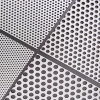 Grille de haut-parleur en acier inoxydable personnalisée de haute qualité, maille métallique perforée à petits trous pour équipement audio