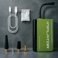 Mini-compresseur USB-C rechargeable en ABS haute pression 150 PSI pour pneus de voiture, pompe à air professionnelle avec écran LCD numérique