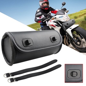 Sacoches de moto en cuir PU imperméables fourche avant sac à outils bagages pour Harley Chopper Bobber Cruiser <span class=keywords><strong>Sportster</strong></span> XL 883 <span class=keywords><strong>1200</strong></span> - Product Image 2
