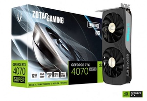 การ์ดจอรุ่นใหม่ GAMING RTX 4070 SUPER Twin OC 12GB GDDR6X ระบายความร้อนด้วยพัดลม สำหรับประกอบคอมพิวเตอร์ตั้งโต๊ะ 4070 Super - Product Image 2