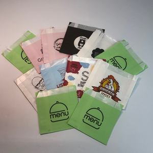 Personalized Printed Design Oil Proof <b>Paper</b> Crispy Fries Wings Bags Bubble Waffle Bag <b>Grease</b> Resistance Tacos Bags - Product Image 2