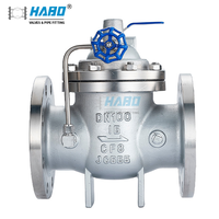 Vanne à flotteur industrielle en acier inoxydable 100X 304, vanne de contrôle automatique du niveau d'eau pour tour d'eau et réservoir