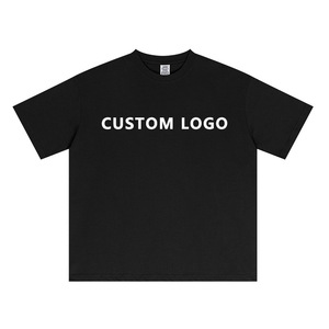 T-Shirt Oversize Homme Fournisseur T-Shirts 100% Coton Impression Personnalisée T-Shirt Ample Uni Homme Haute Qualité - Product Image 2