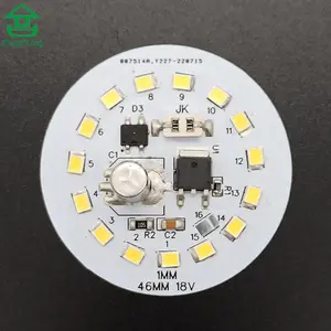 Controlador de iluminación LED de aluminio PCB, placa de circuito de alta potencia SMD 2835 ROHS, fabricante OEM con diseño personalizado Gerber