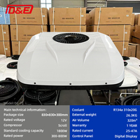 DC 12V 24V Dachmontierte Standklimaanlage für Wohnmobil LKW Camper Van 2400W Kühlung