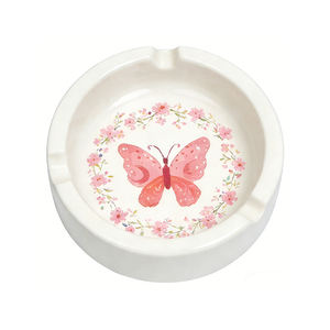 Cendrier en <span class=keywords><strong>c</strong></span>éramique portable classique de luxe, diamètre standard, pour la maison, les restaurants, emballage cadeau, personnalisation - Product Image 3