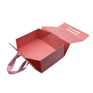 Grosir kotak kardus mewah Logo kustom kotak hadiah modis dengan garis busa, kotak kemasan parfum kosmetik dapat digunakan kembali