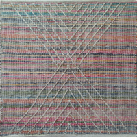 Tapis rectangulaire artisanal en jute à motif géométrique, style bohème, à poils plats, avec envers en coton, pour décoration de salon de taille moyenne